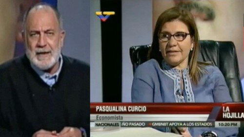 Mario Silva en La Hojilla con Pasqualina Curcio. Desabastecimiento e inflación en Venezuela